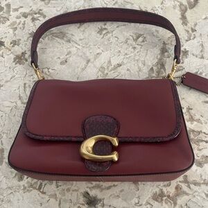 Coach Soft Tabby with Snakeskin NWT